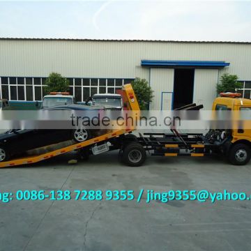 2016 New LHD or RHD flatbed tow truck,3-4T towing crane trucks / rescue tow trucks for sale