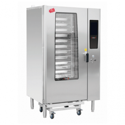 Liquid Crystal Gas Combi Oven for Industrial Food Production With HACCP Compliance