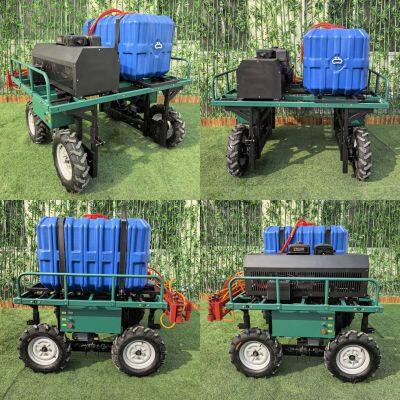 Vigorun SPRY600 Sprayer Industrial 4-stroke Remote Control Agricultural Four Wheel Sprayer Fertilizer Applicator photo-3