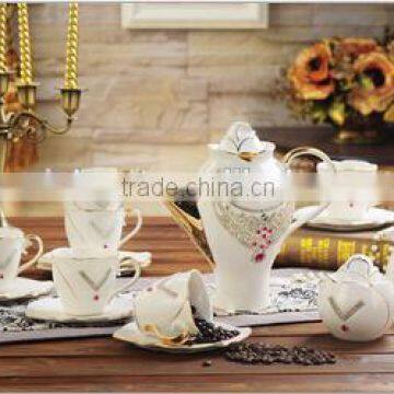 porcelain coffee cup and saucer sets