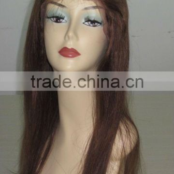 remy human hair full silk wig