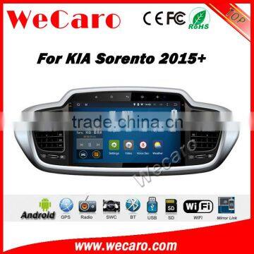 Wecaro WC-KS1063 10.2 inch android 4.4/5.1 car stereo for kia sorento dvd player 2015 2016 With Wifi 3G GPS Radio RDS