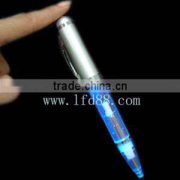 office &school supplies &led ball pen , led flashing pen , promotional led glowing pen