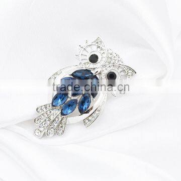 Beautiful Elegant Crystal Owl Rhinestone Brooches Fashion Hot Selling Animal Brooch photo-4