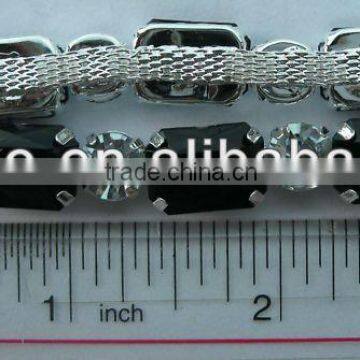 BLACK+ SILVER COLOR Middle East Rhinestone Buckles, Metal Buckle Middle East Rhinestone Buckles,