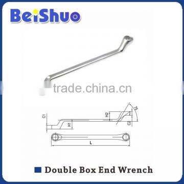 Double stainless steel combination spanner wrenchs