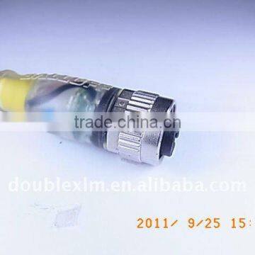 M8 5pins Terminal Connector With Brass Gold Plated Pins photo-2