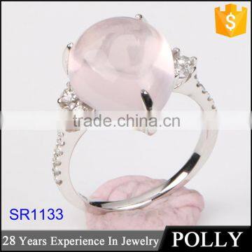 OEM Solid Lapis Prong Set Center 18k White Gold 750 Ring Jewelry photo-2