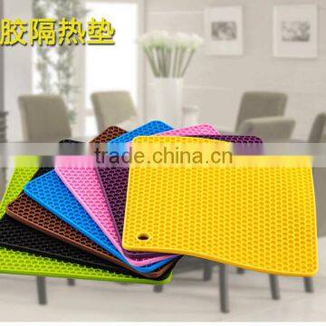 2015 Custom Honeycomb Shaped Silicone Mat/kitchen Silicon Mats photo-3