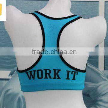 Fashion Comfortable and Breathable Sports Bra, Hot Sell Ladies Sports Bra With Printed photo-4