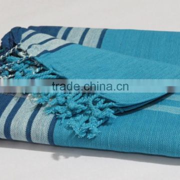 High quality Handloom Classic Kenyan Kikoy Hammam Fouta Sarong Bath towel