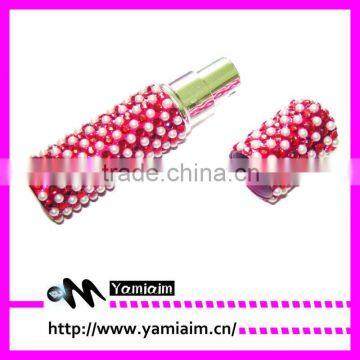 Rhinestone Perfume Atomizer - Red