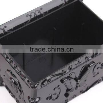D16 ANPHY Cabinet Flower Pattern Storage Case With Mirror Jewelry Box Holder Display Stock photo-5