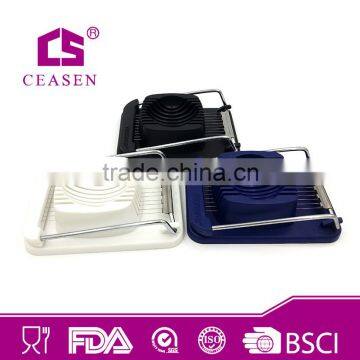 Stainless Steel Egg Slicer With Plastic Base