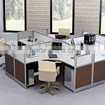 HOT Selling Office Cubicles Modular Metal Frame Classical Round Workstation(SZ-WS318)