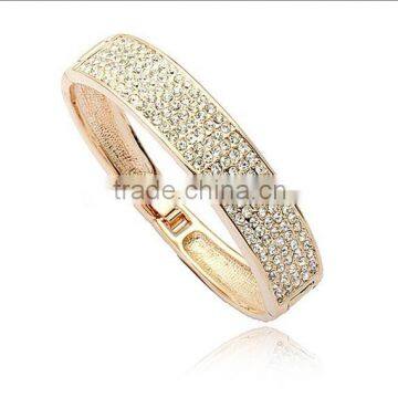 Cheap Handmade 18K Gold Plated Fashion CZ Diamond Bracelet