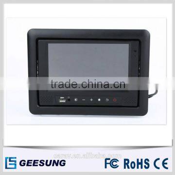 Android GPS 3G WIF 7 inch headrest PC with Built-in camera