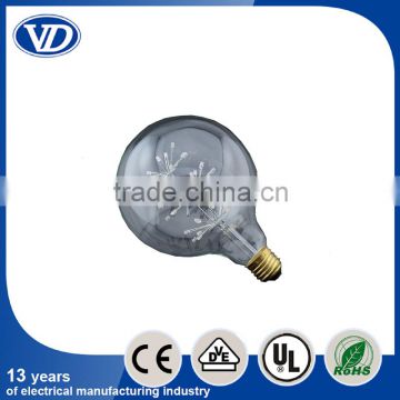 Star LED Edison bulb LED filament bulb - G125 LED lighting bulb