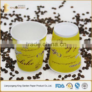 Triple layer single side PE paper hot cups and lids