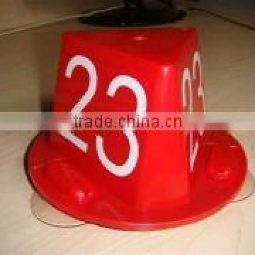 hot sale auto repair plastic pp roof hat