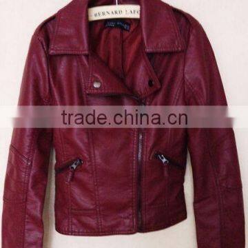 Custom Leather Jacket for Women Leather Jacket Wholesale photo-6