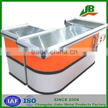 cash counter design with orange and white clr JB-010