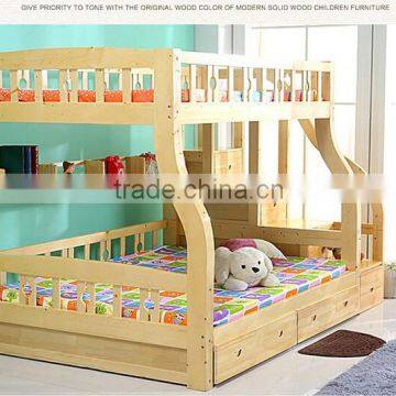 2015 Fashionable wooden bunk kids bed