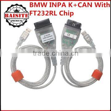 2016 Wholesales Price For BMW INPA K+CAN for bmw inpa k dcan usb OBD2 Allows Full Diagnostic For BMW With FT232RL Chip