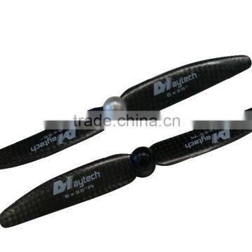 Maytech 6*2.5inch carbon fiber props with self-tightening nut for FPV quadcopter