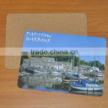 Greek landscape mdf cork dining table mat