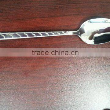JZ051 bench mirror polish stainless steel dinner spoon