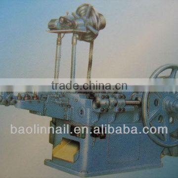 Umbrella roofing nail making machine