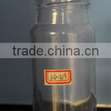 clear antibiotics glass bottle