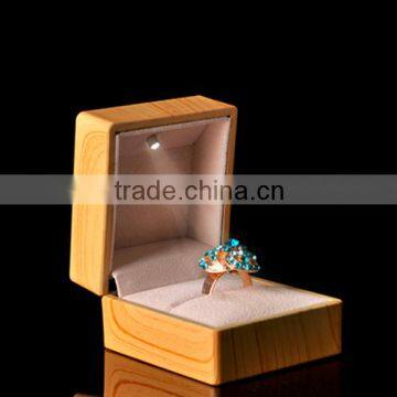 Luxury wooden antique led light jewelry box