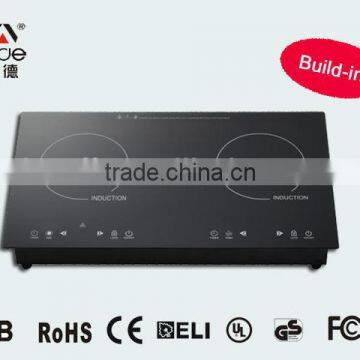 Best quality! touch control 4 digital display 2 burners induction stove