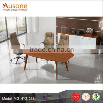 Simple Metal Frame Melamine Board Conference Table photo-1