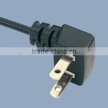 Japan 2 pin plug right angle power cable