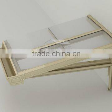 large shade aluminum window canopy