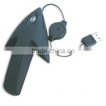 arrow shape mini wired mouse