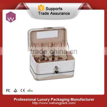 2016 new design fashion leather jewelry gift boxes wholesale