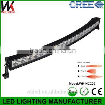 Cre e 200w Curved Led Light Bar 40 inch Off Road Truck Jeep Car 10w Offroad LED Lightbars