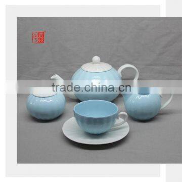 15PCS Hotel Retstaurant Ceramic Tea Sets for Cafe