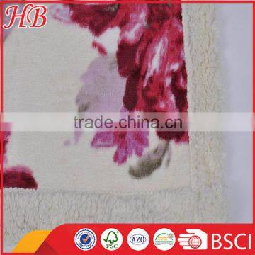 Super Soft Romantic Printed Flannel Fleece Blanket and Micromink Fleece Blanket photo-5