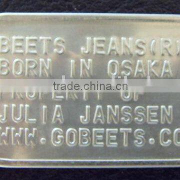 stainless steel army dog tag