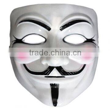 Plastic carnival V for vendetta masquerad dance face party masks