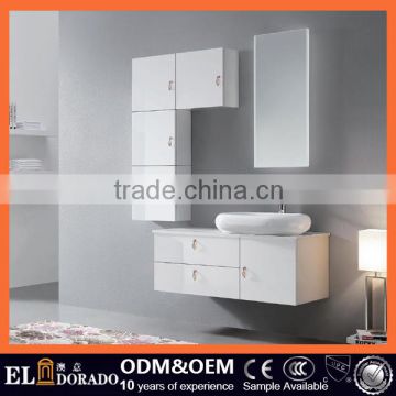 Hot sale moisture-resistant wooden waterproof High end MDF bathroom vanity cabinet Made in factory