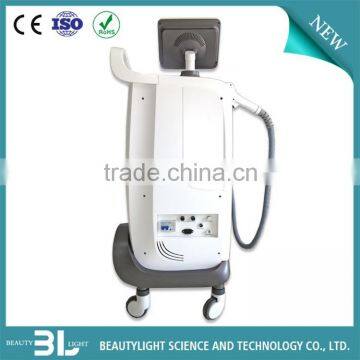 Stationary 808nm diode laser body and face hair removal device