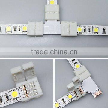 Solderless 5pcs/lot Mini 4PIN PCB Board Connectors Adapter Connection for RGB 5050 5630 5730 LED Strip Light