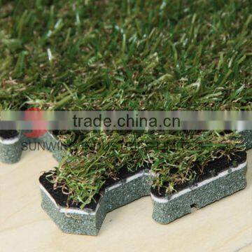PE Installation Interlock Synthetic Grass Mat photo-2