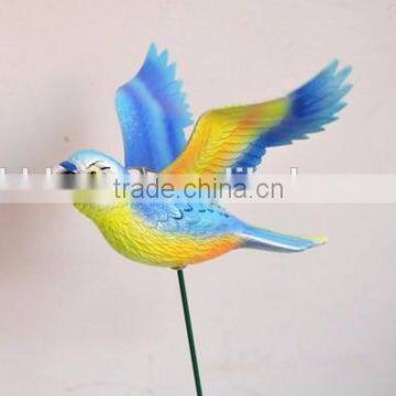 6 Inch Parrot Plastic Flower Decorative Garden Stakes photo-3